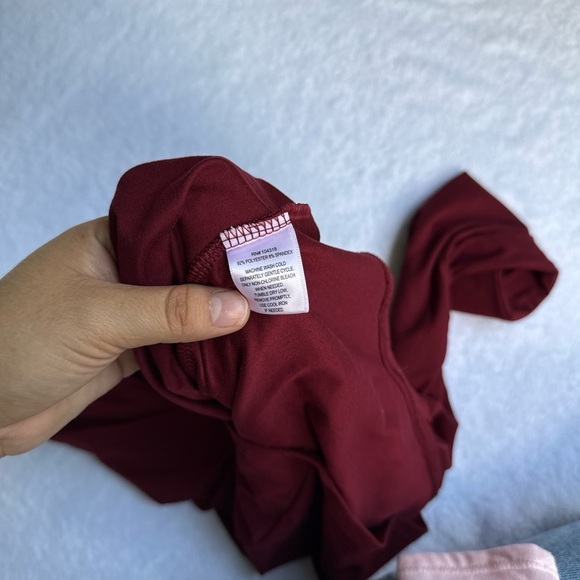 Derek Heart women’s Deep Red Long Sleeve Top 1XL - Picture 3 of 9